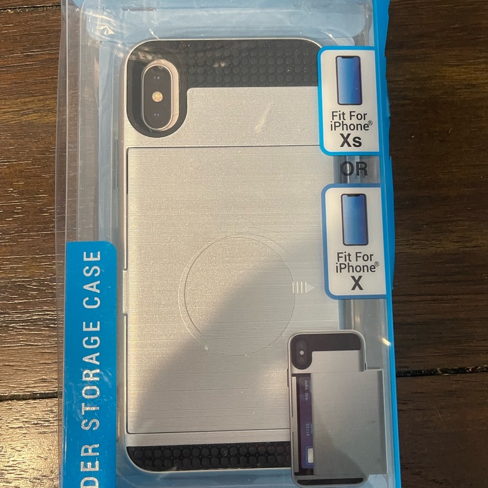 iPhone XS/x case Slider Storage Case NWT